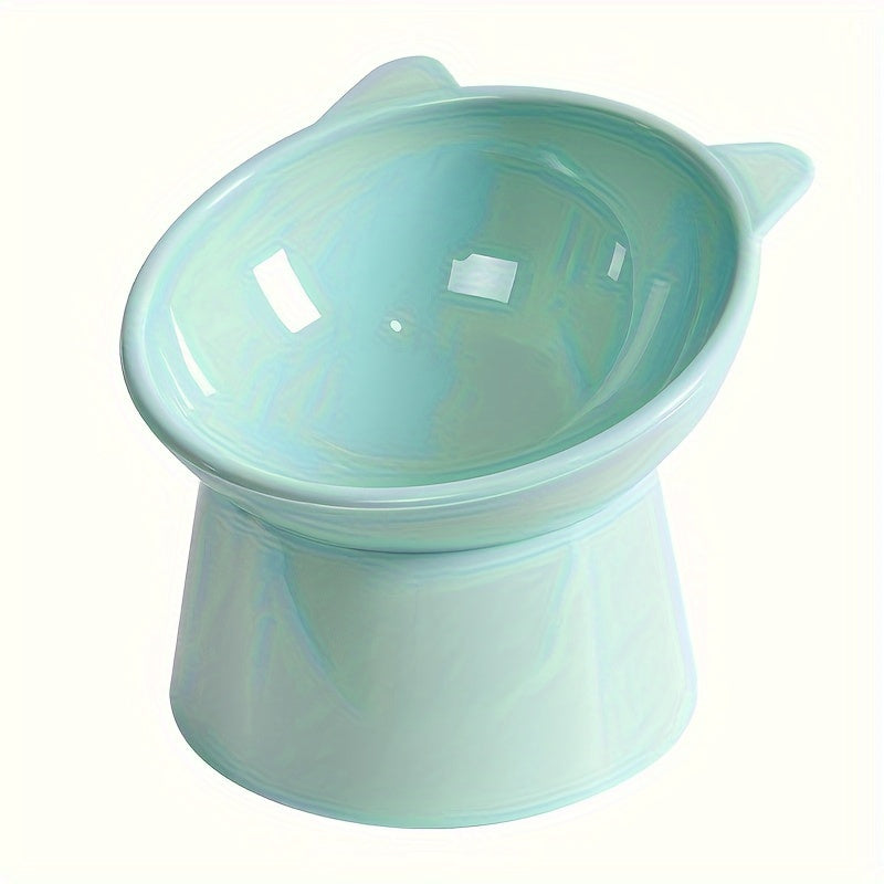 Ergonomic Elevated Cat Bowl