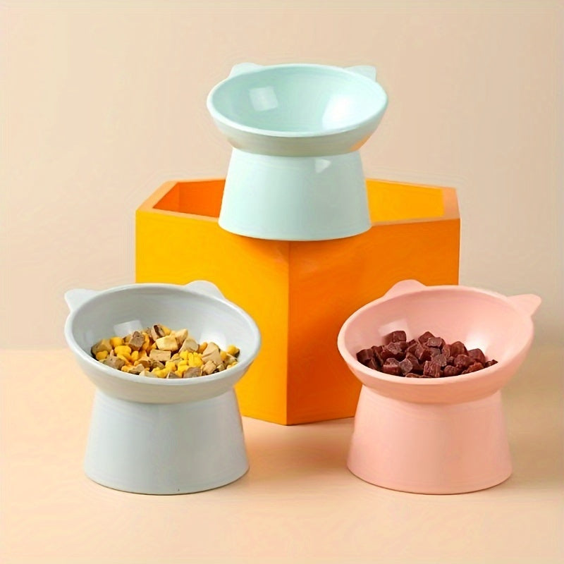 Ergonomic Elevated Cat Bowl