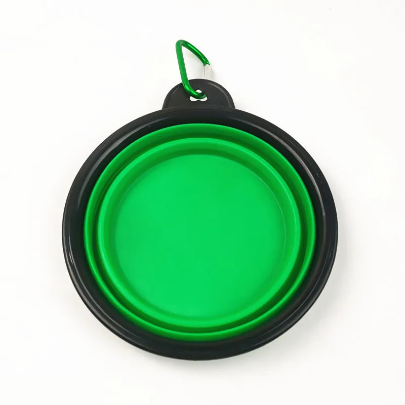 New 350ml Folding Bowl With Keychain Pet