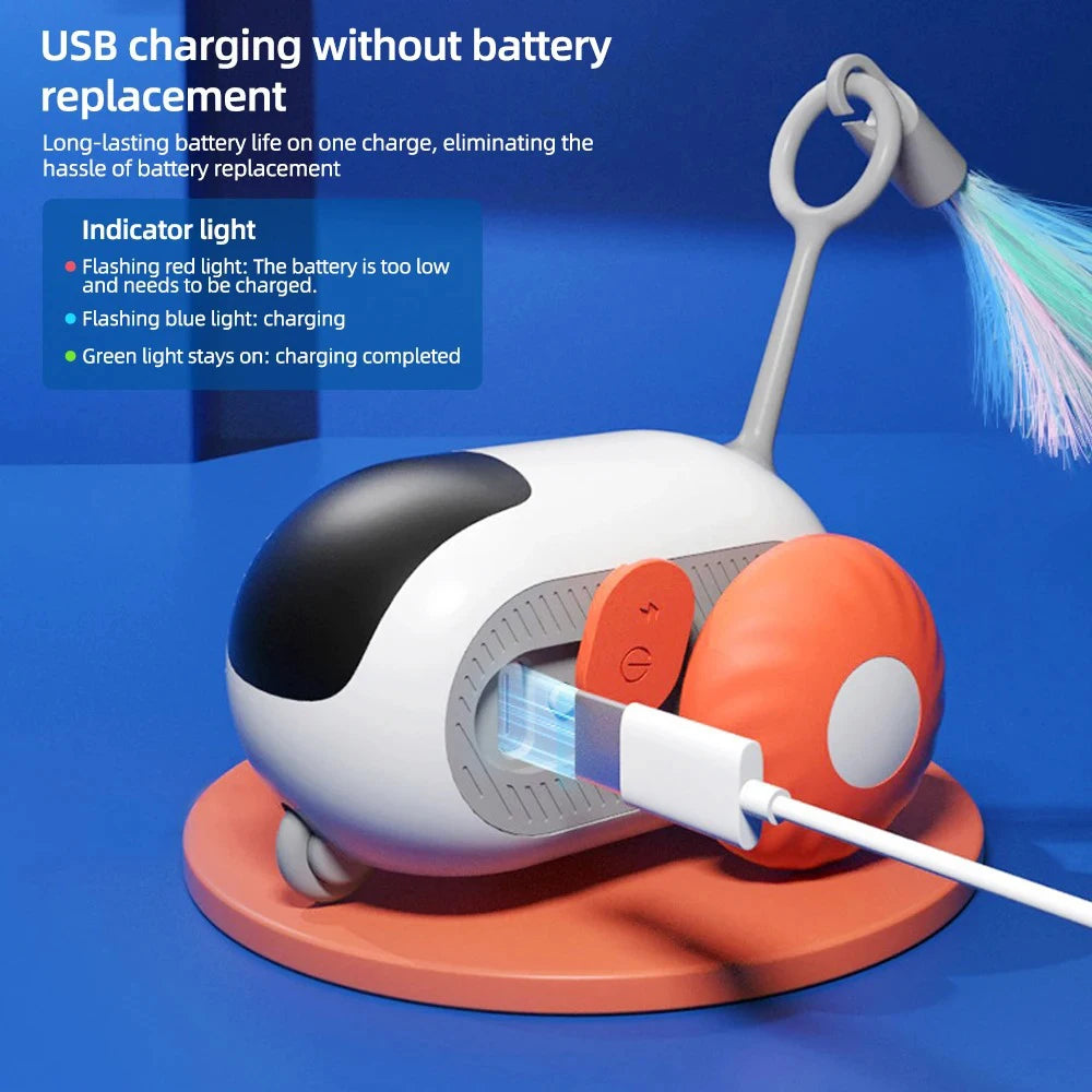 Smart Cat Toy 2 Modes Automatic Moving