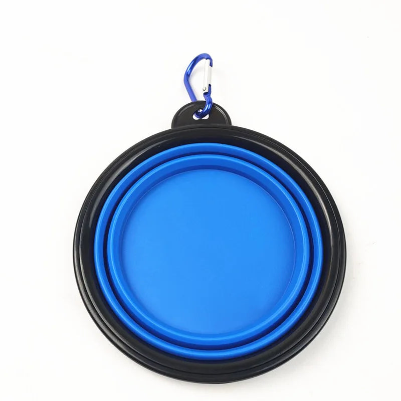 New 350ml Folding Bowl With Keychain Pet