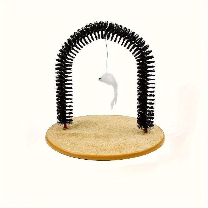 Cat Arch Self Groomer with Massage & Brushing