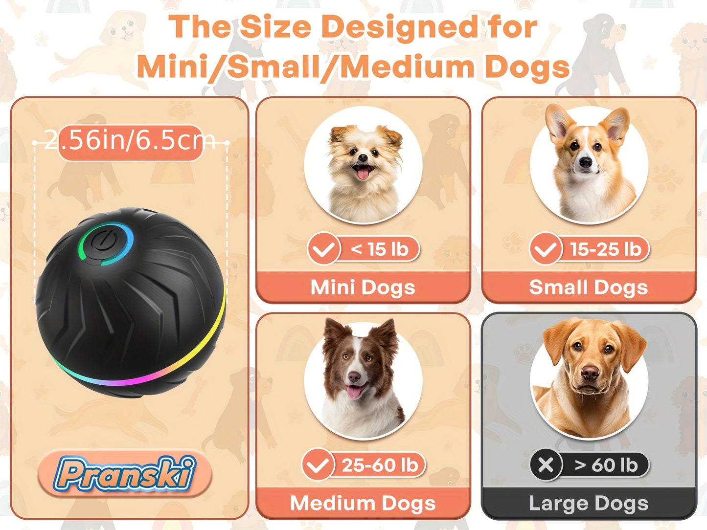 Interactive Dog Toy Ball