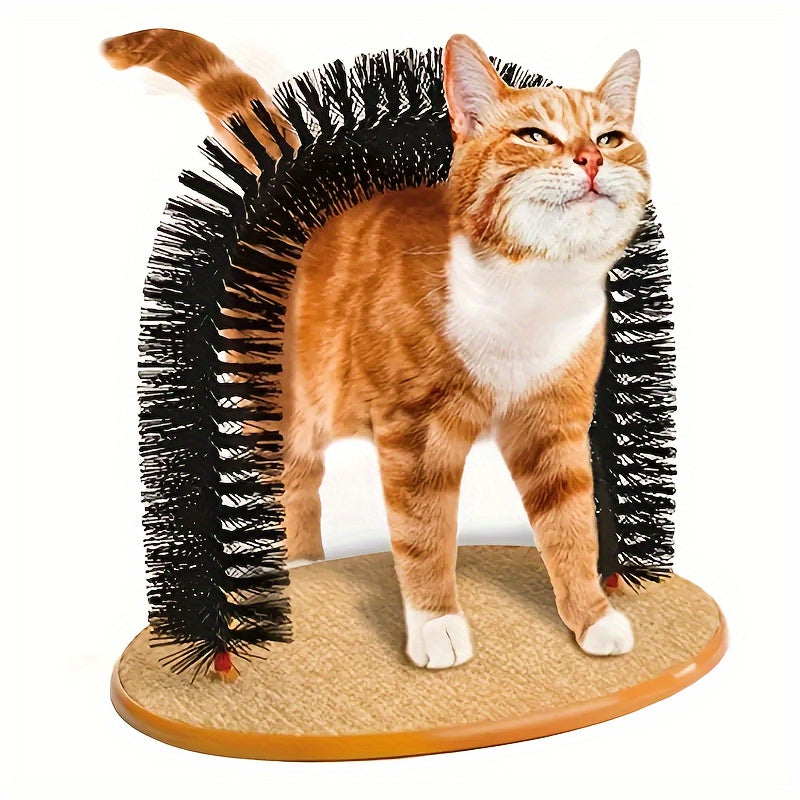 Cat Arch Self Groomer with Massage & Brushing