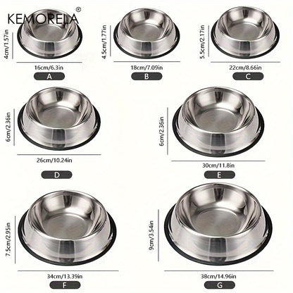 Stainless Steel Pet Bowls