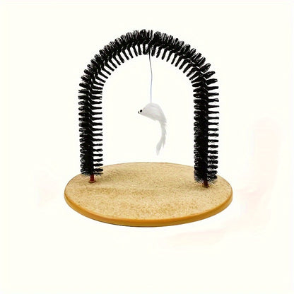 Cat Arch Self Groomer with Massage & Brushing