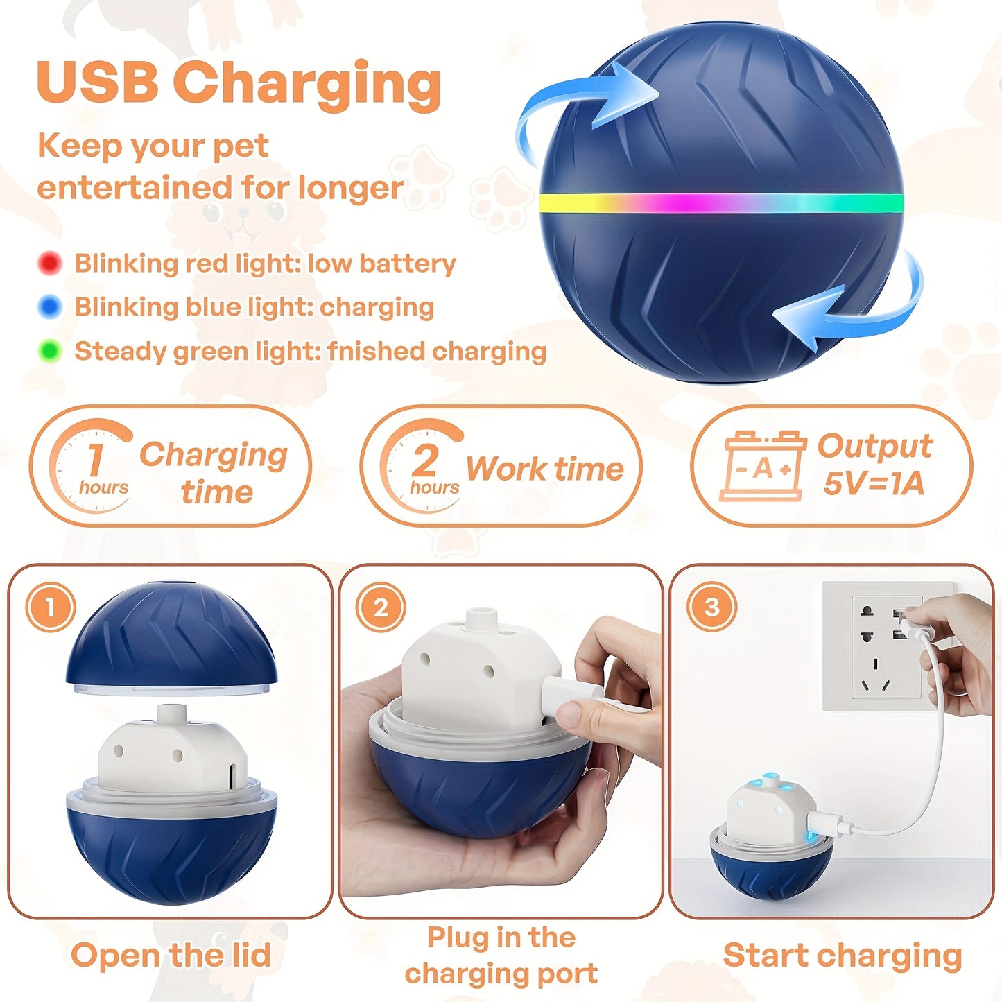 Interactive Dog Toy Ball
