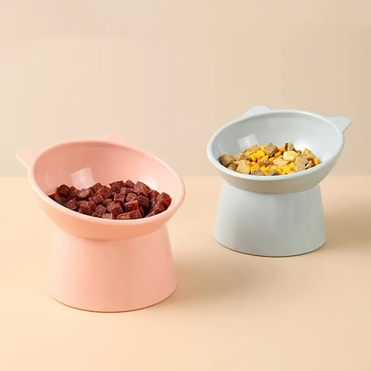 Ergonomic Elevated Cat Bowl