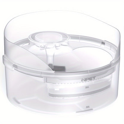Pet Water Fountain with Splatter Guard